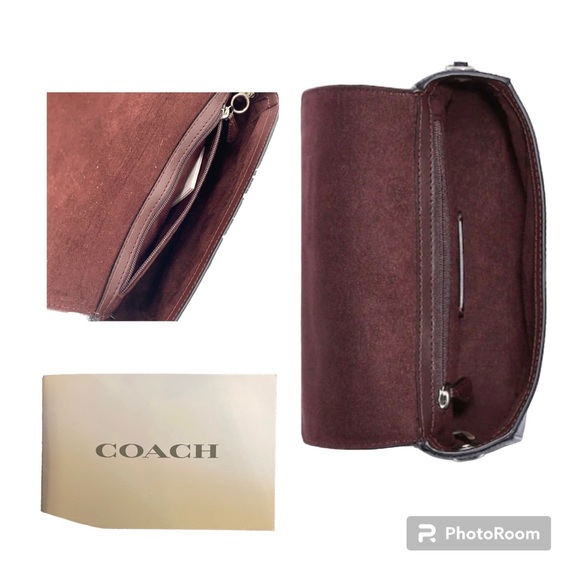 NWT Coach Gemma Forest Green/Midnight Navy Crossbody Bag - Picture 8 of 10